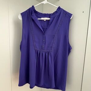 FINAL SALE LOFT purple blouse